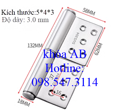 Bản lề cờ inox Bản lề cờ inox