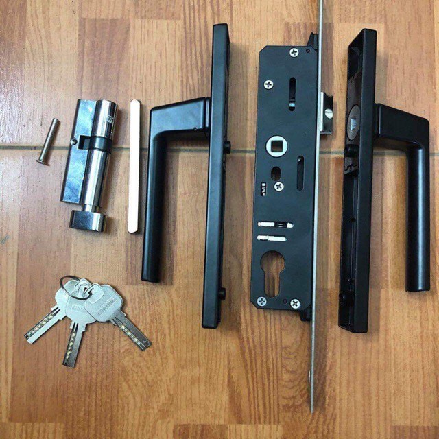 khóa tay gạt cửa nhôm