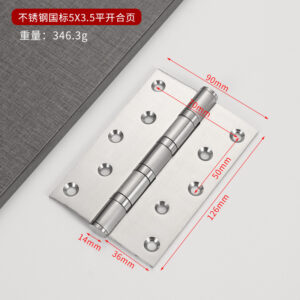 Bản Lề Lá 5x3.5x3 - Inox 201