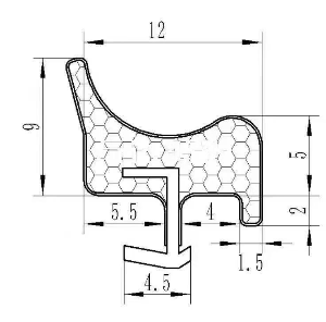 gioăng xốp PU cài rãnh cửa gỗ