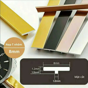 nẹp inox T8